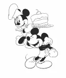 Mickey Mouse kleurplaat 30